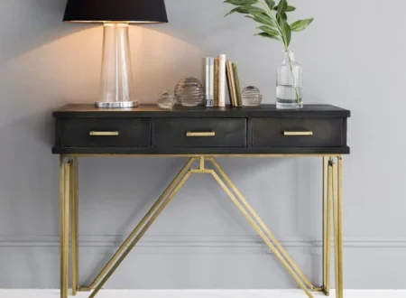 Wood Console Table