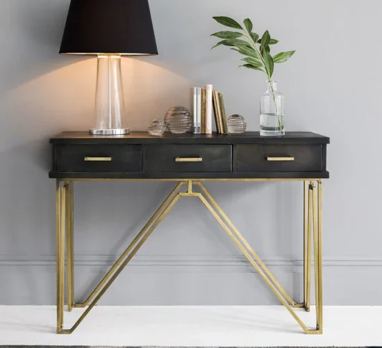 Wood Console Table