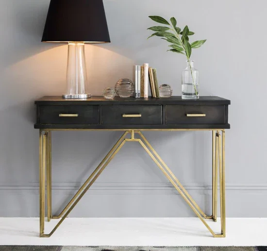 Wood Console Table