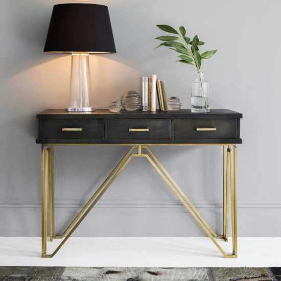 Wood Console Table