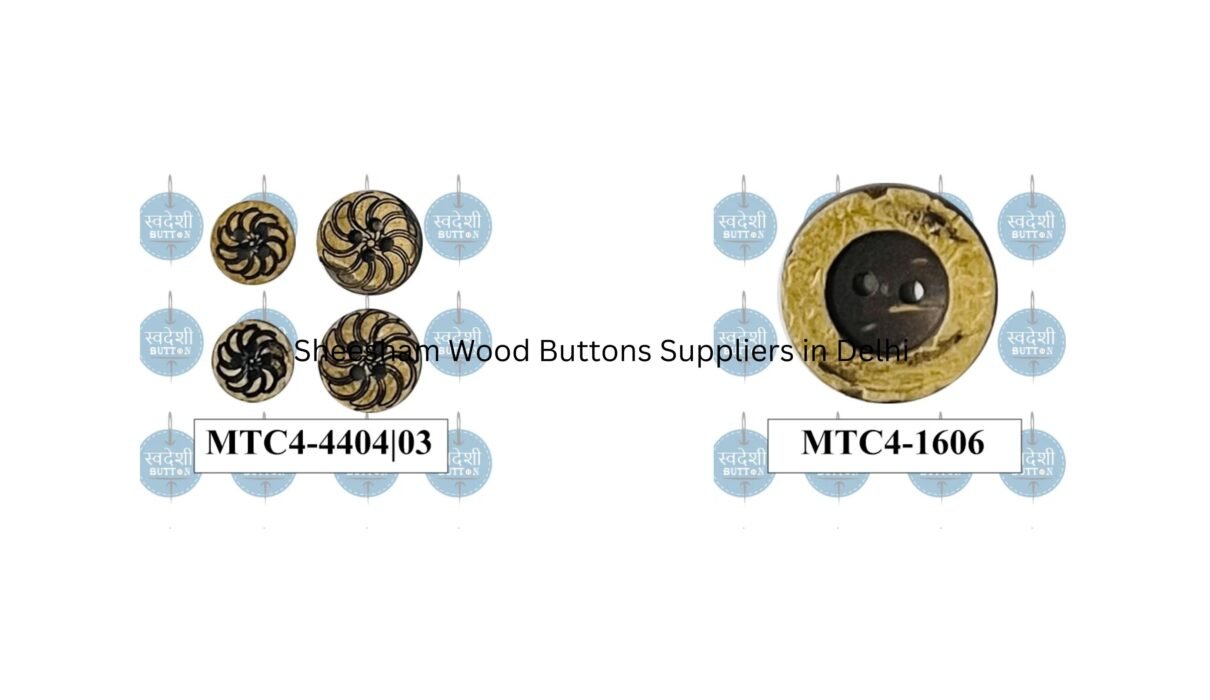 Sheesham Wood Buttons Manufacturers in Delhii