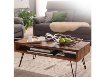 Sheesham Wood Study Table for a Warm and Stylish Home Corner
