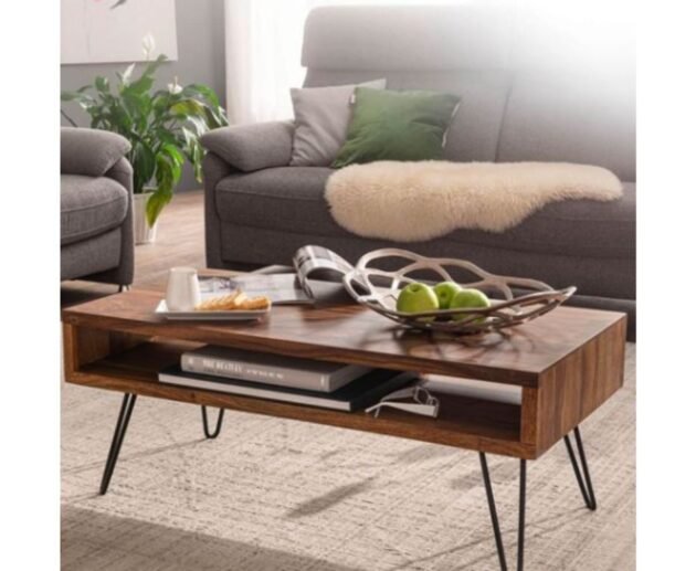 Sheesham Wood Study Table for a Warm and Stylish Home Corner