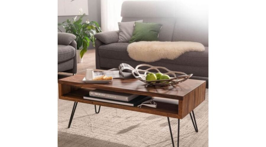 Sheesham Wood Study Table for a Warm and Stylish Home Corner